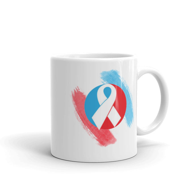Americana logo -- White glossy mug