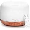Load image into Gallery viewer, ASAKUKI Essential Oil Diffuser for Home, 500ML Aromatherapy Diffuser Humidifier with Remote Control, 7 Color LED Lights, Quiet Cool Mist Diffuser for Bedroom, Office (Yellow)