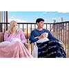 Load image into Gallery viewer, Compassion Blanket - Strength Courage Super Warm Hugs, Get Well Gift Blanket Plush Healing Thoughts Positive Energy Love &amp; Hope, Cancer Support Gift for Women 50 x 65 (Pink, One Size)