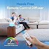 Load image into Gallery viewer, ASAKUKI Essential Oil Diffuser for Home, 500ML Aromatherapy Diffuser Humidifier with Remote Control, 7 Color LED Lights, Quiet Cool Mist Diffuser for Bedroom, Office (Yellow)