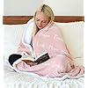 Load image into Gallery viewer, Compassion Blanket - Strength Courage Super Warm Hugs, Get Well Gift Blanket Plush Healing Thoughts Positive Energy Love &amp; Hope, Cancer Support Gift for Women 50 x 65 (Pink, One Size)
